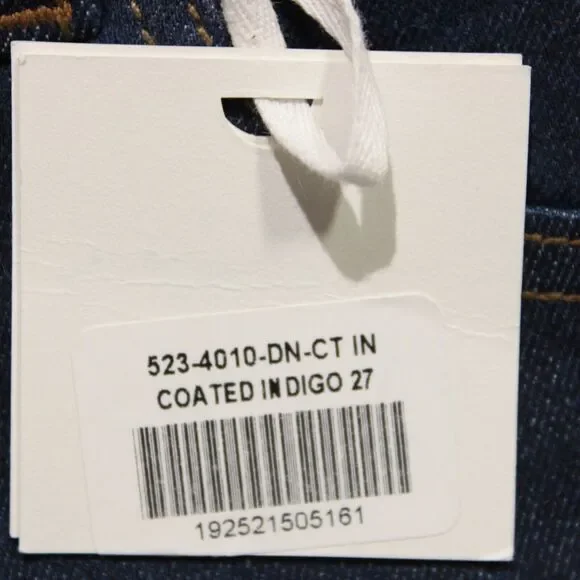 Simkhai NWT Coated High Rise Skinny Jeans Size 27 US In Blue Cotton Blend Denim